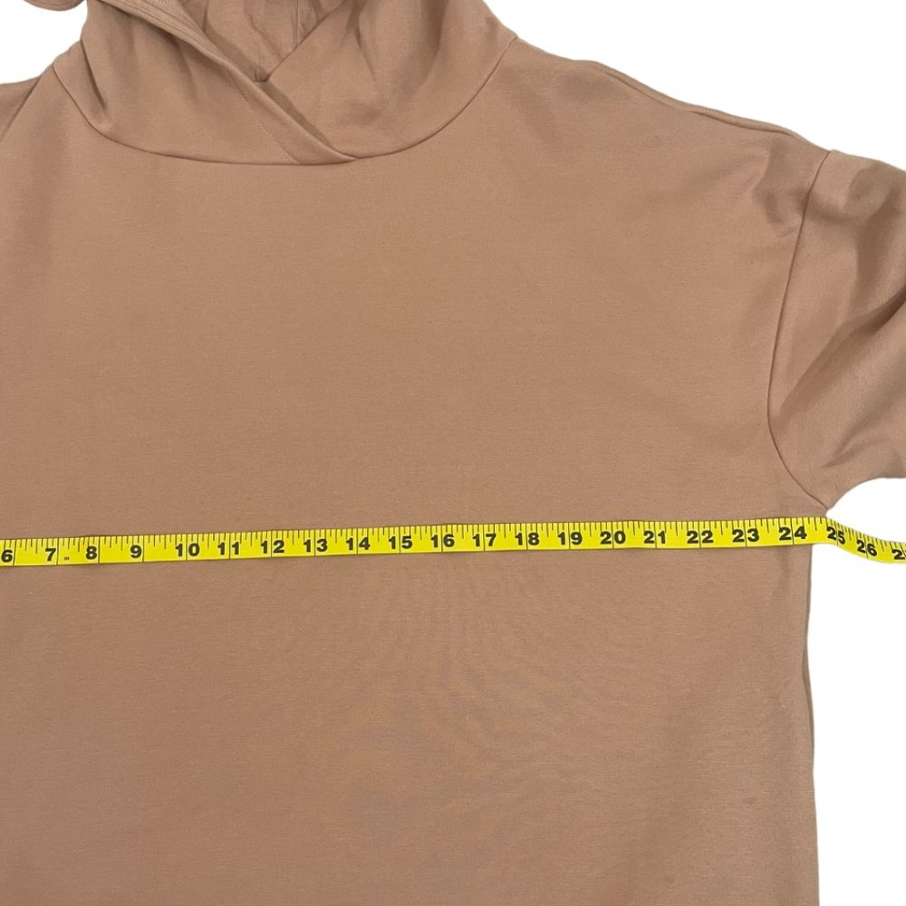 Fabletics NEW Without Tag Womens Eco Go-To Pocket Hoodie in Tan Size L - Picture 10 of 11